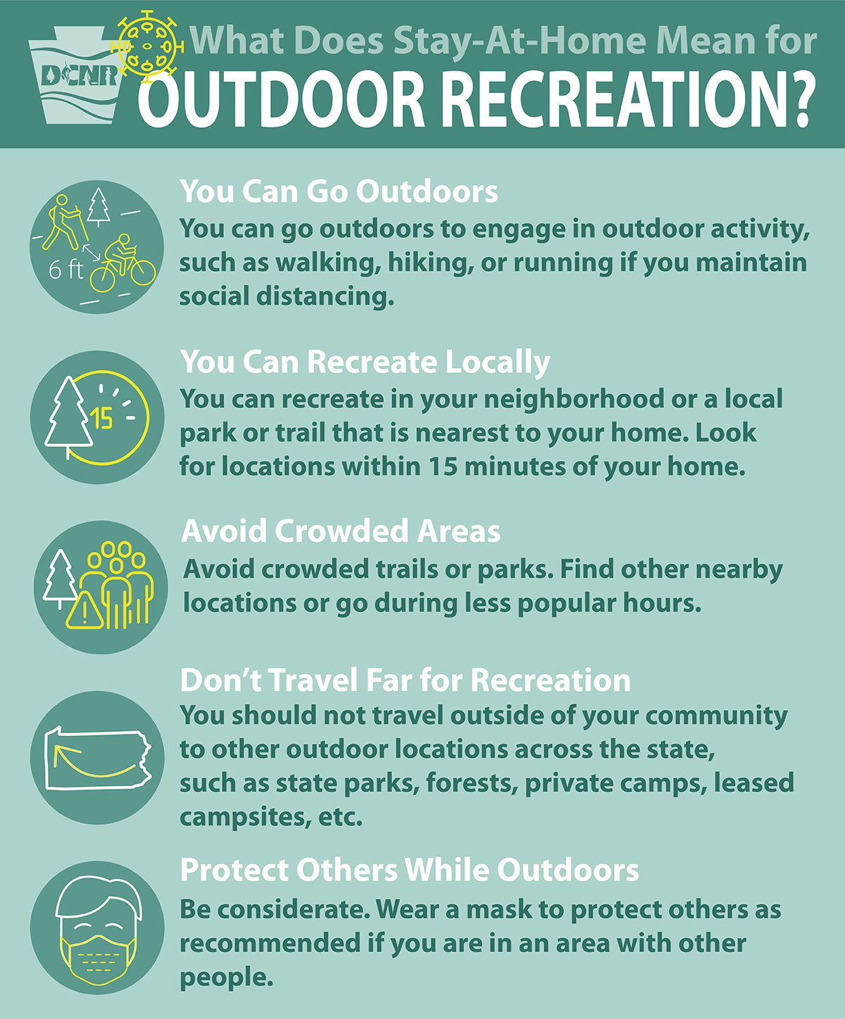 Stay at Home and Outdoor Recreation 