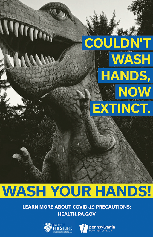 Couldn't wash hands