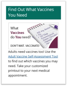 Vaccines tool