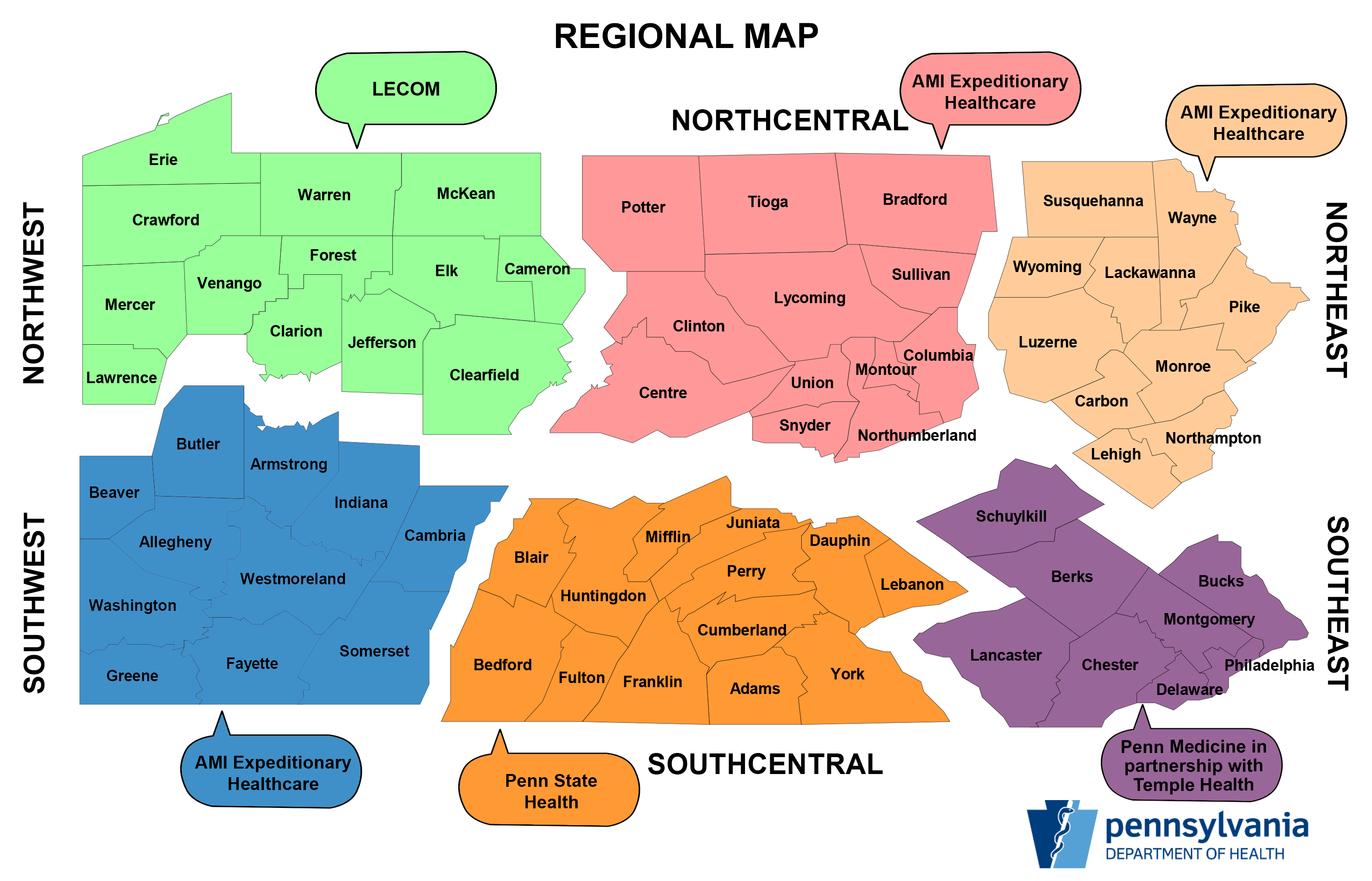 RCAT Partnership Map Graphic